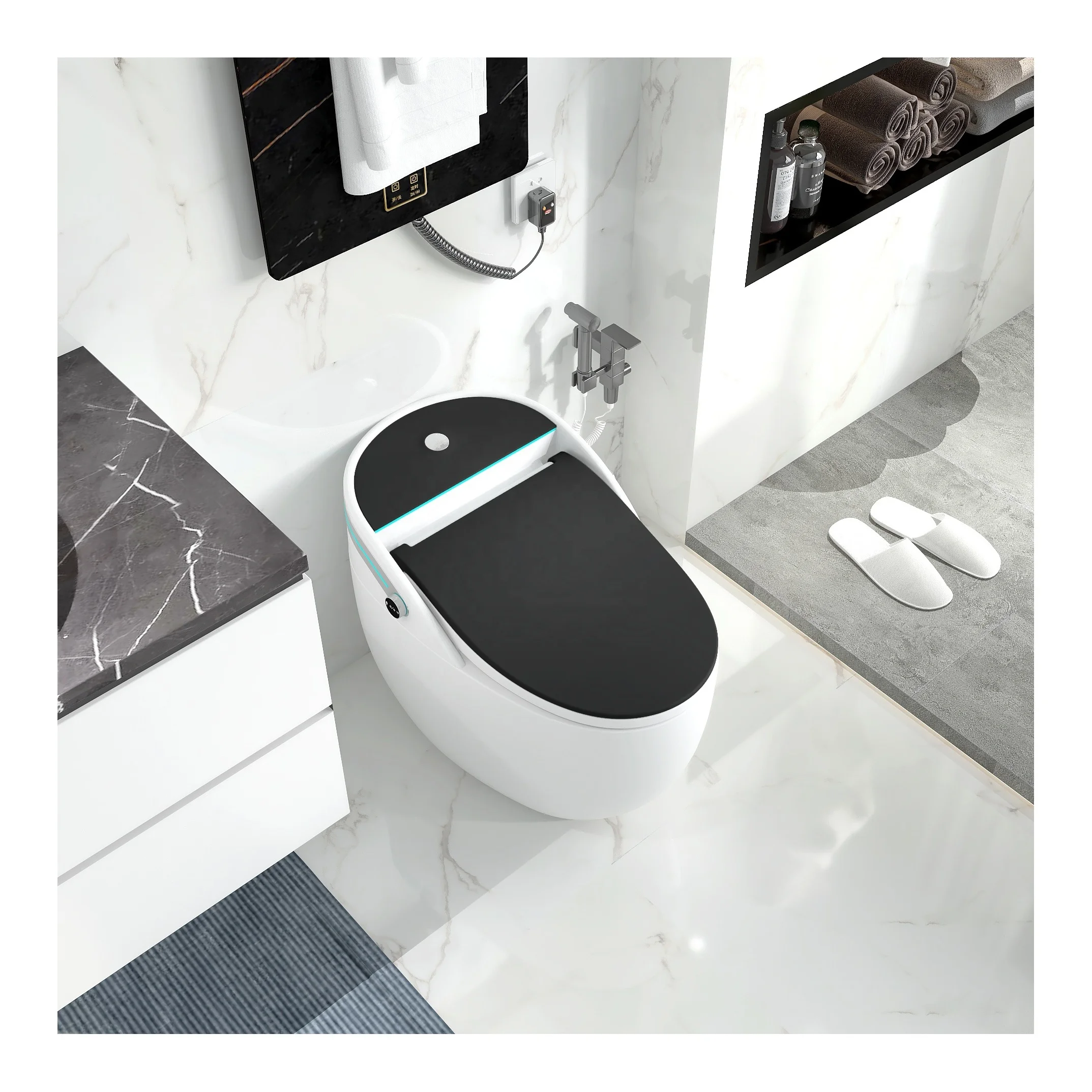 

luxury large smart cat toilet intelligent smart toilet toilet bowl smart technology