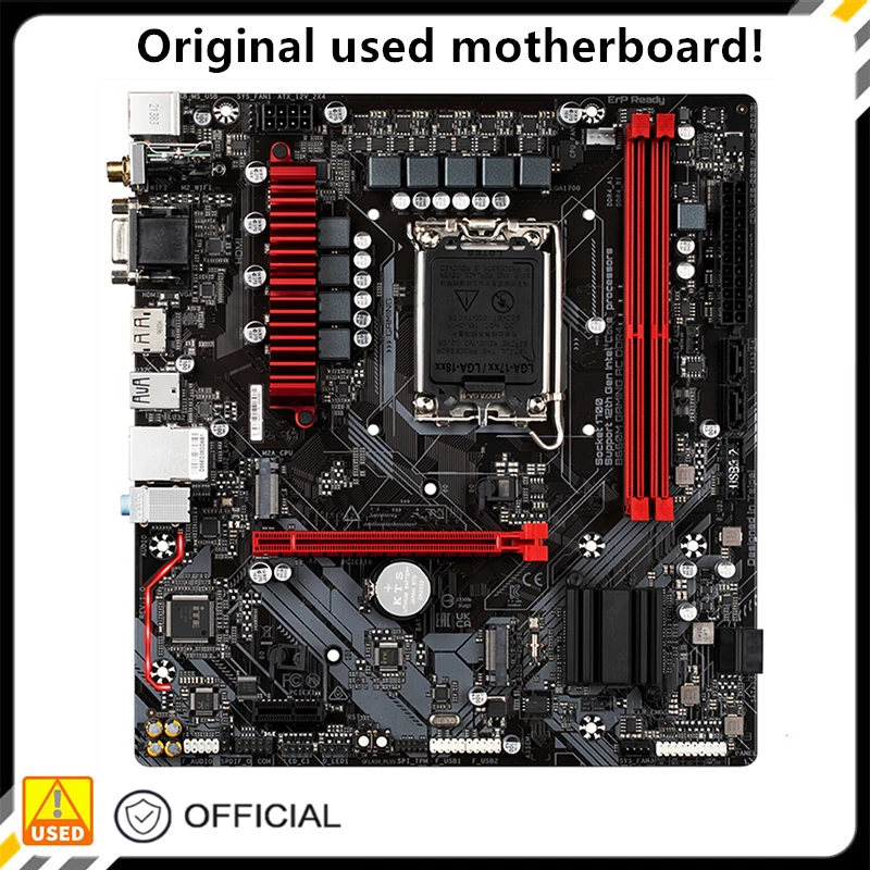 Per B660M Gaming Ac Ddr4 Scheda Madre Lga 1700 Per Intel B660 Ddr4 M.2 Nvme Scheda Madre Desktop Originale Scheda Madre Usata