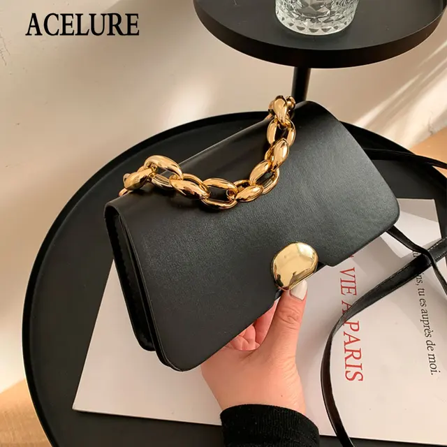 BS ACELURE Vintage Female Shopping Purse Fashion Solid Colo Small Shoulder Crossbody Bag for Women Elegant Ladies Simple Handbag 2