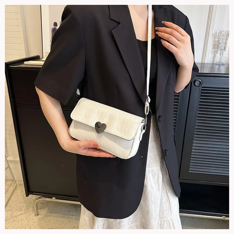 Women's Autumn New Crossbody Bag Fashion Small Luxury Brand Designer Shoulder Bag Trend Simple Small Square Female Shoulder Bag