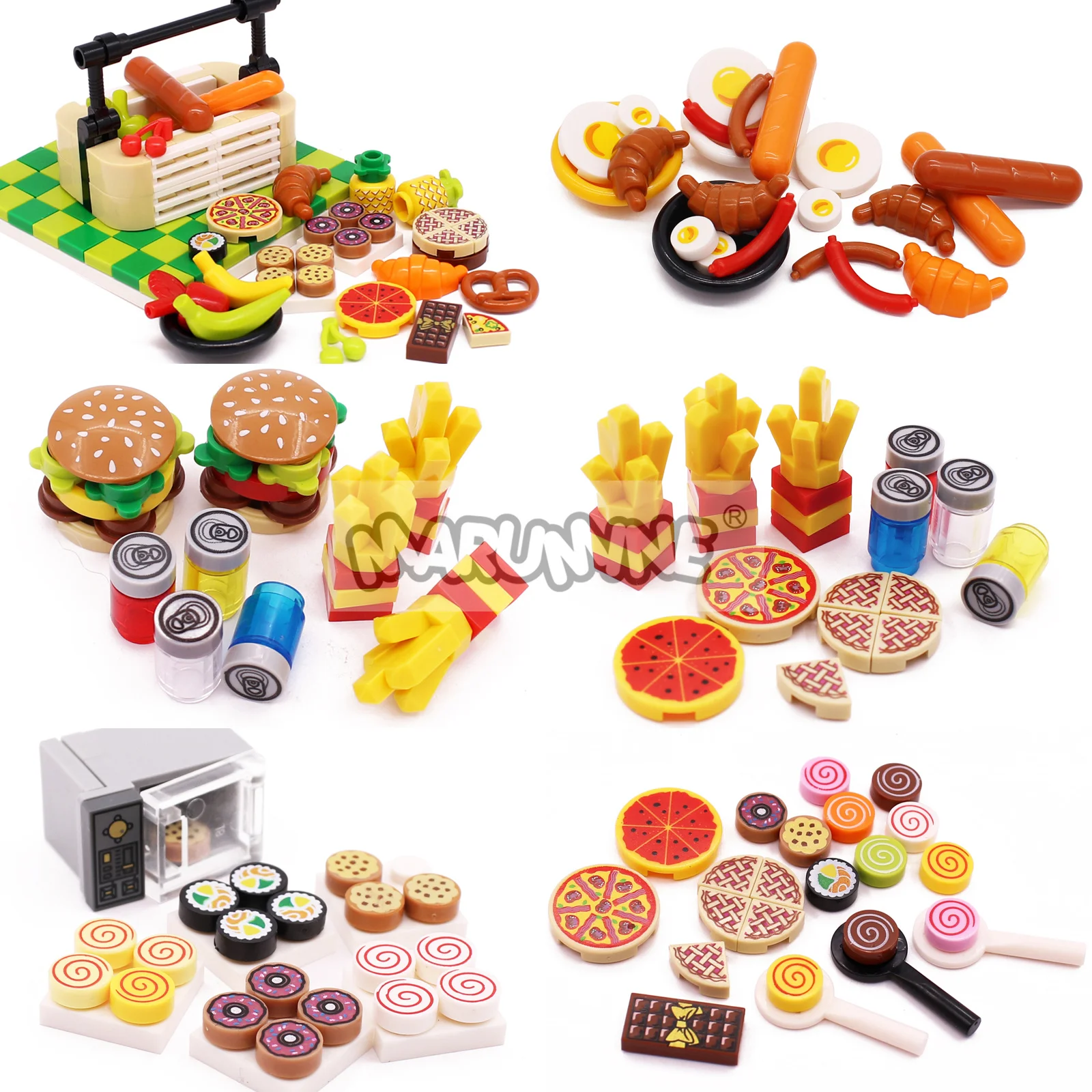 Mini Food Building Blocks - Kitchen Accessories