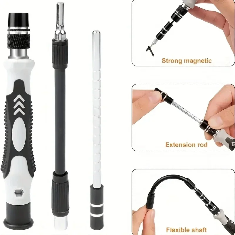 Precision Screwdriver 115 In 1 Magnetic Mini Screw Nuts Bits  Multifunction Repair Tools Kit Household Professional DIY