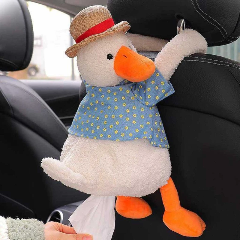 

Cartoon Animals Tushy Tissue Holder Bracket Doors for Seat Backs Car Accessories