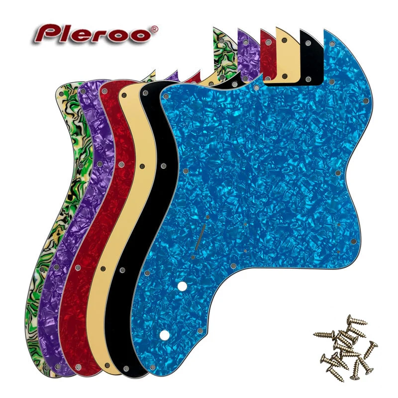 Parti Per Chitarra Pleroo-Per Noi Fd Serie Classica Fai Da Te '72 Thinline Tele Telecaster Battipenna Per Chitarra Senza Piastra Antigraffio Pickup
