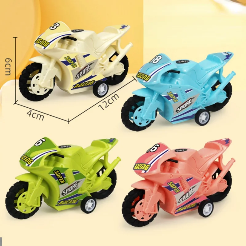 2023 New Kids Toy Car Pull Back Motorcycle Large Simulation Motorbike