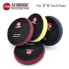 AUTOBRIGHT 5 "6" inch Car Polisher Pad Professional Polishing Machine Sponge Fast Detailing Wash Wax Mirror Waxing Clean Foam 1