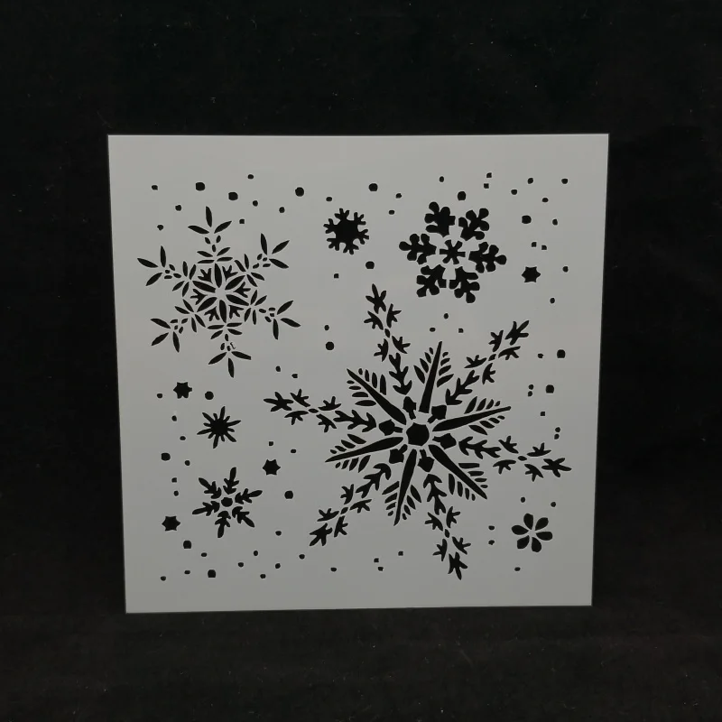

15cm Snowflake DIY Layering Stencils for scrapbook/photo album Painting Scrapbook Coloring Embossing Album Decorative Template