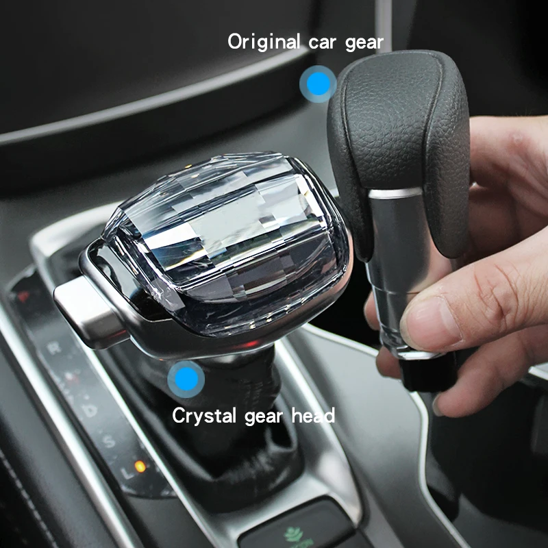 

For Honda Accord Crystal Gear Shift Knob 15-22 VEZEL XRV Civic INSPIRE Crider ENVIX Fit Shifter Car Accessories Gearbox Handle