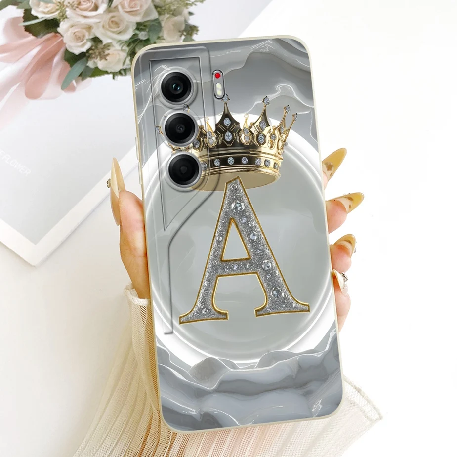 Cute Letters Soft TPU Phone Case - Stylish Protective Cover