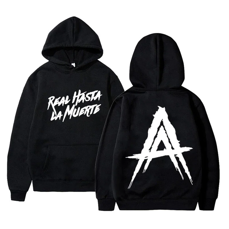 

Anuel AA Album Real Hasta La Muerte Hoodies Men/ Women Hip Hop Hoodie Winter Tops Long Sleeve Harajuku Sudaderas Spring Autumn