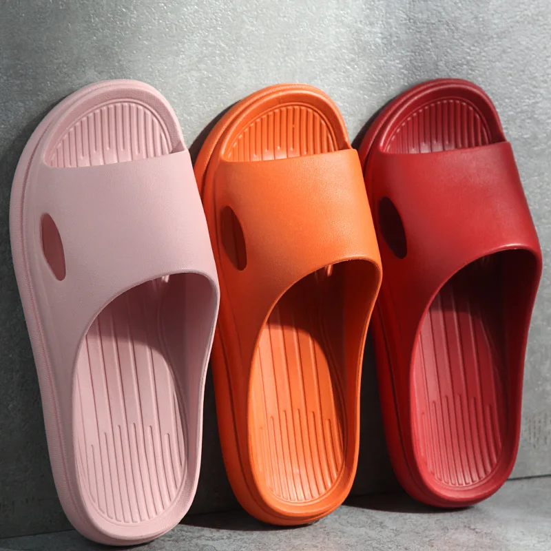 

New summer home home comfortable fashion slippers thick soles V10