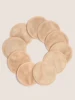 MAANGE 10PC Reusable Cotton Pads Makeup Remover Pads Washable Round Bamboo Makeup Pads Facial Skin-friendly Pads Makeup Tools 3