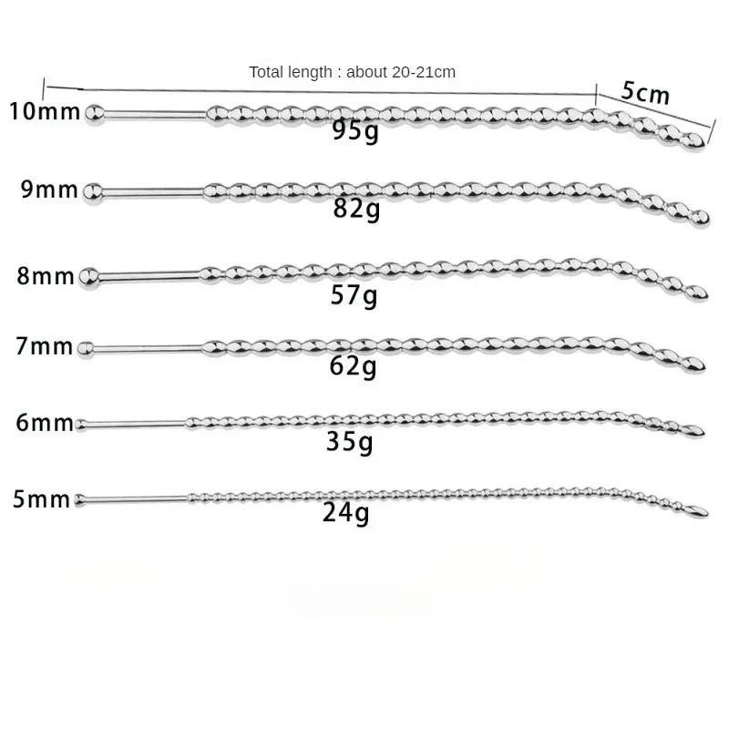 Urethral Sounding Dilator Stainless Steel Penis Plug Metal Horse Eye Stimulation Masturbation Sex Toys for Men Gay Adult Games