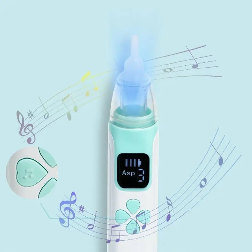 Electric Baby Nasal Aspirator Safety USB Charging Baby Nasal Inhaler Silent Nasal Obstruction Rhinitis Nose Cleaner For Newborns