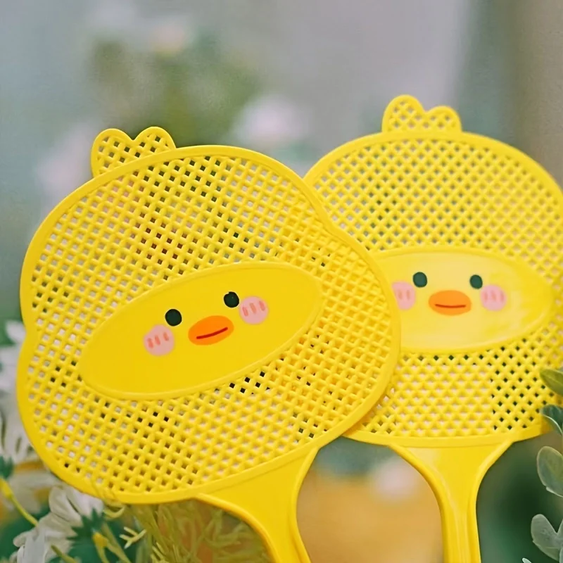 1pc Cute Cartoon Fly Swatter-Extended Handle & Durable Thickened Design-Kills Mosquitoes Easily fly swatter