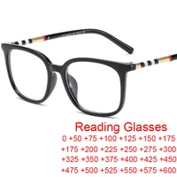 Anti Blue Light Women Square Reading Glasses Luxury Men Optical Computer Glasses Clear Lens Oversized Presbyopia Eyeglasses очки 1