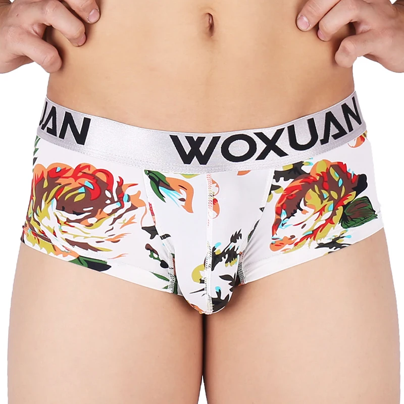 

Hot Sexy Men Leopard Printed Underwear Boxer Underpants Trunks Comfort Soft Boxers Shorts Male Panties Cueca Hombre