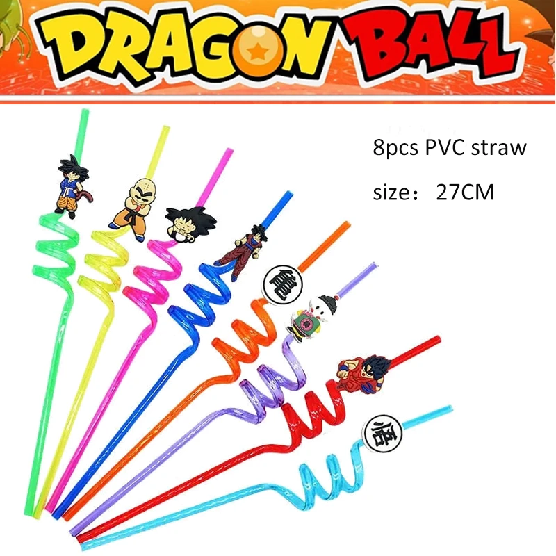 thumbnail image 1 of Decoraciones para fiesta de cumpleaños de Dragon Ball Z Globos de Son Goku Vasos de papel Platos Servilletas Suministros Telones de fondo Recuerdos de fiesta Baby Shower, 1 of 5