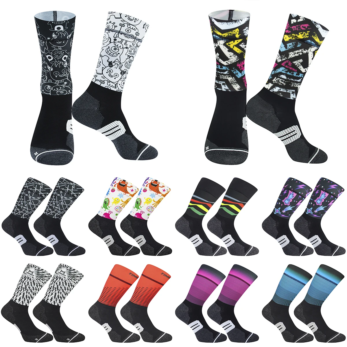 

Sock Socks Compression Sport Bike Slip Anti Bicycle Professional Men And Women Street Sports Socks Racing Cycling Socks