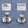 20/10Pcs Detachable Jeans Screw Button Snap Fastener Pant Pins Nail Free Jeans Adjustable Waist Alloy Buckles Sewing Accessories 5