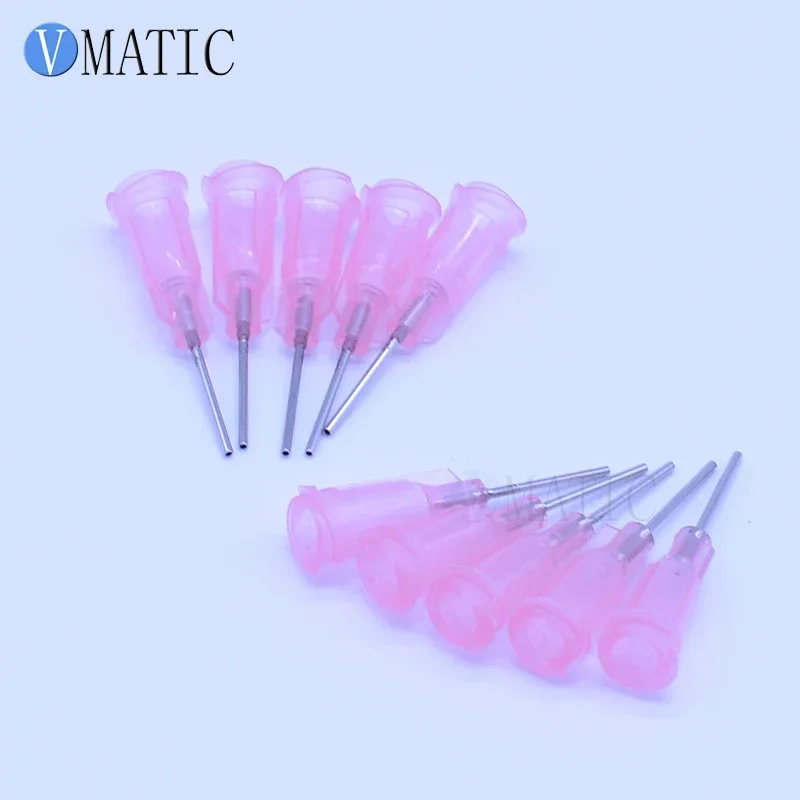 100Pcs 0.5'' 20G Luer Lock Glue Dispensing Needles Tip 1/2 Inch