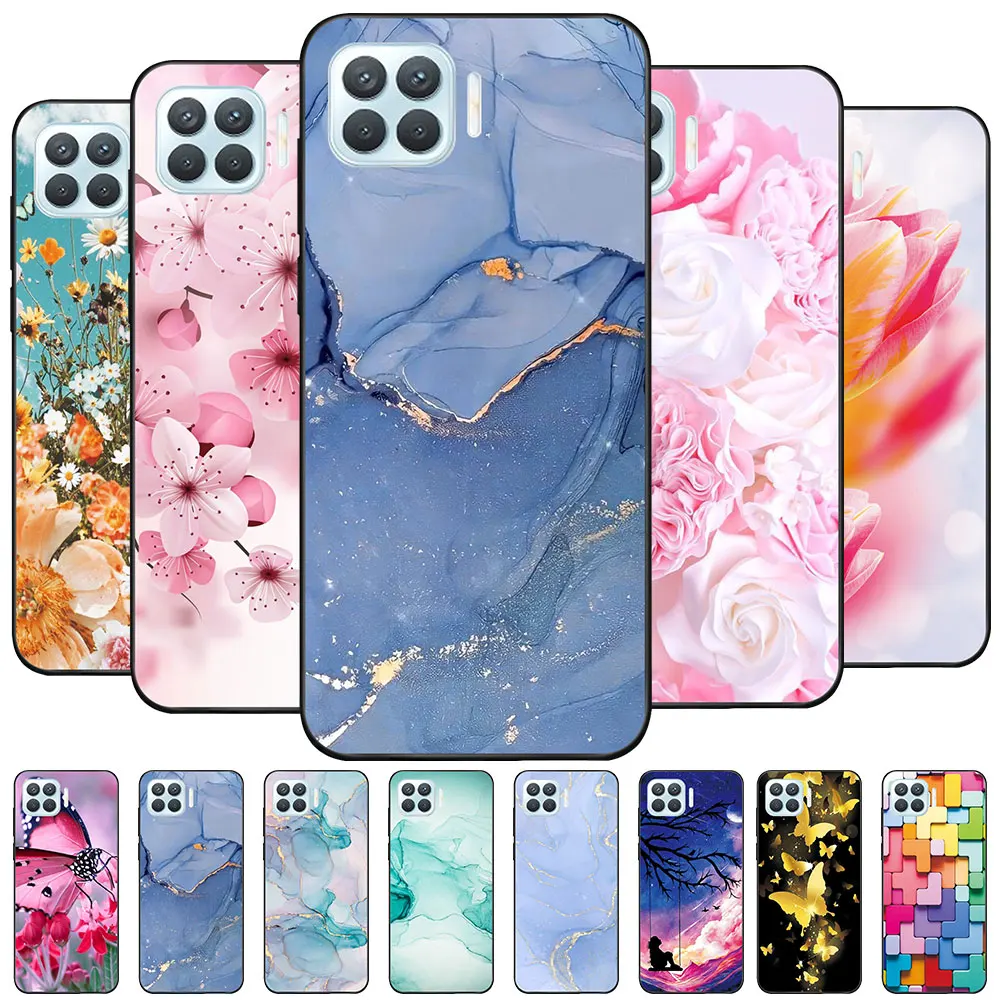 Custodia Per Oppo F17 Pro Case Oppo A3S A5S Coque Tpu Soft Silicone Fashion Phone Funda Per Oppo F17 Case F17 F 17 Cover Capa Para