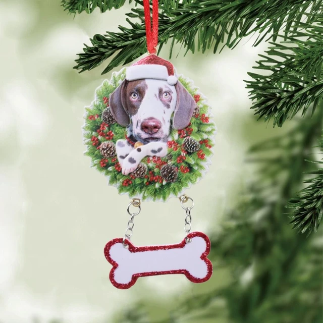 Pendentif de rétroviseur de voiture de chien de Noël mignon, acrylique  créatif, décorations d'arbre, cadeau automatique, accessoires de décoration,  1pc - AliExpress