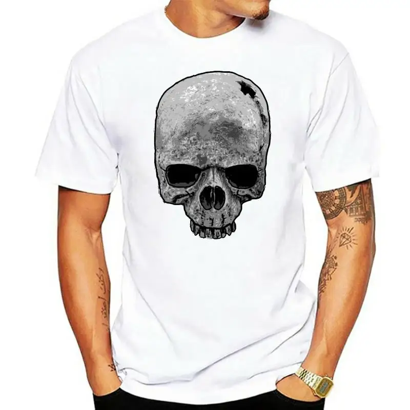 

Men's skull t shirt Designs tee shirt plus size 3xl Natural Famous fashion Spring Autumn Letter shirt