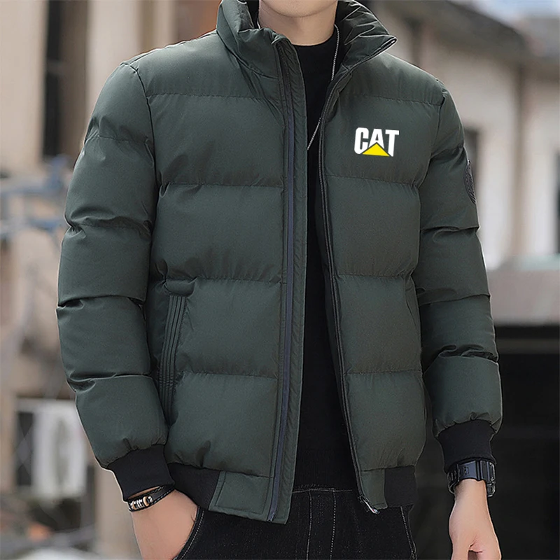 남성용 스탠딩 칼라 파커 코트, 따뜻한 코트, 캐쥬얼 재킷 코트, 스트리트 스타일 코트, 가을 및 겨울, 새로운 패션 