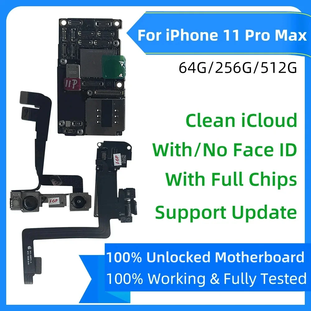 iPhone Motherboard 100% Unlocked For iPhone 11 pro max