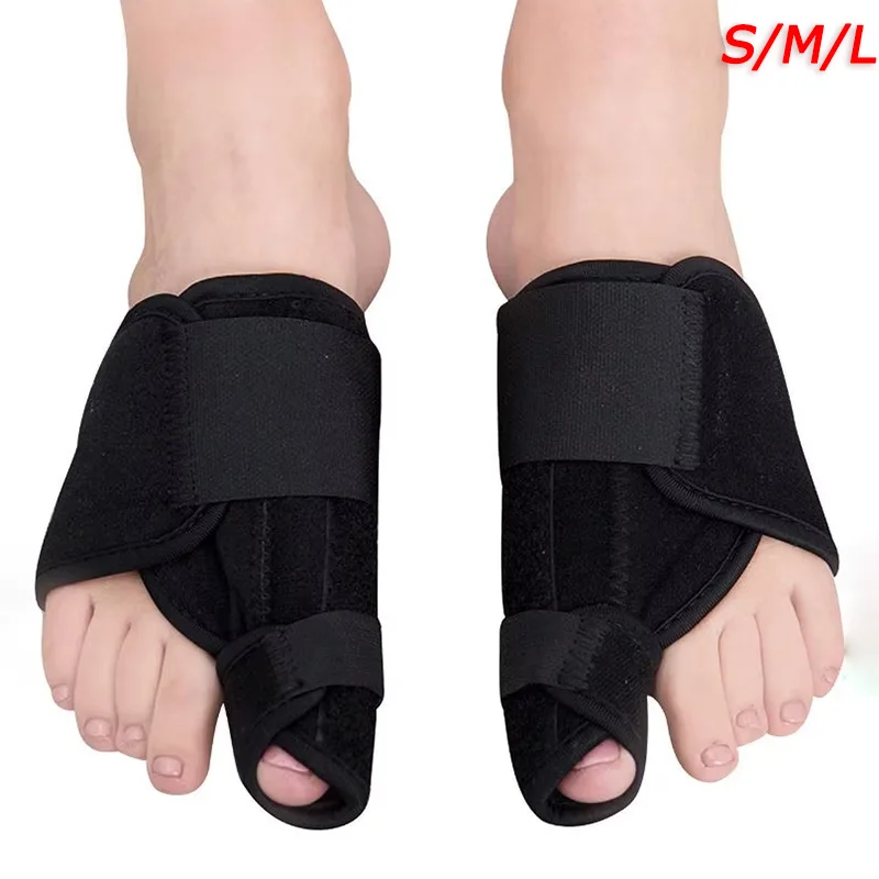 2pcs Soft Bunion Corrector Toe Separator Splint Correction System Device Hallux Valgus Foot Care Pedicure Orthotics