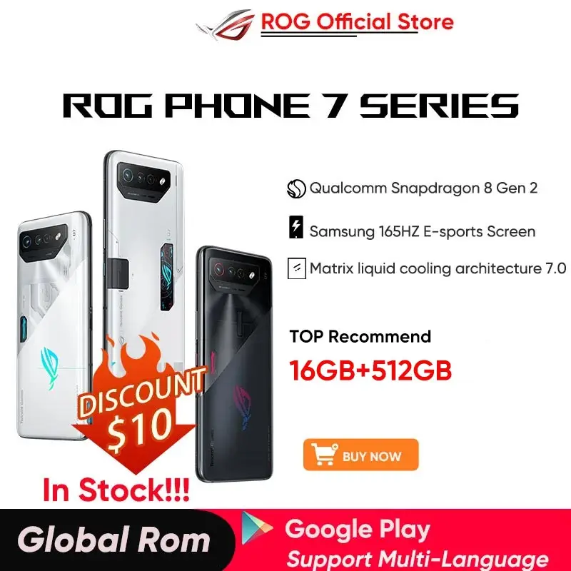 2023 New ASUS ROG Phone 7 & 7 Ultimate 5G Gaming Phone Snapdragon 8 Gen 2  165Hz AMOLED 6000mAh 65W Fast Charge Mobile Phone - AliExpress