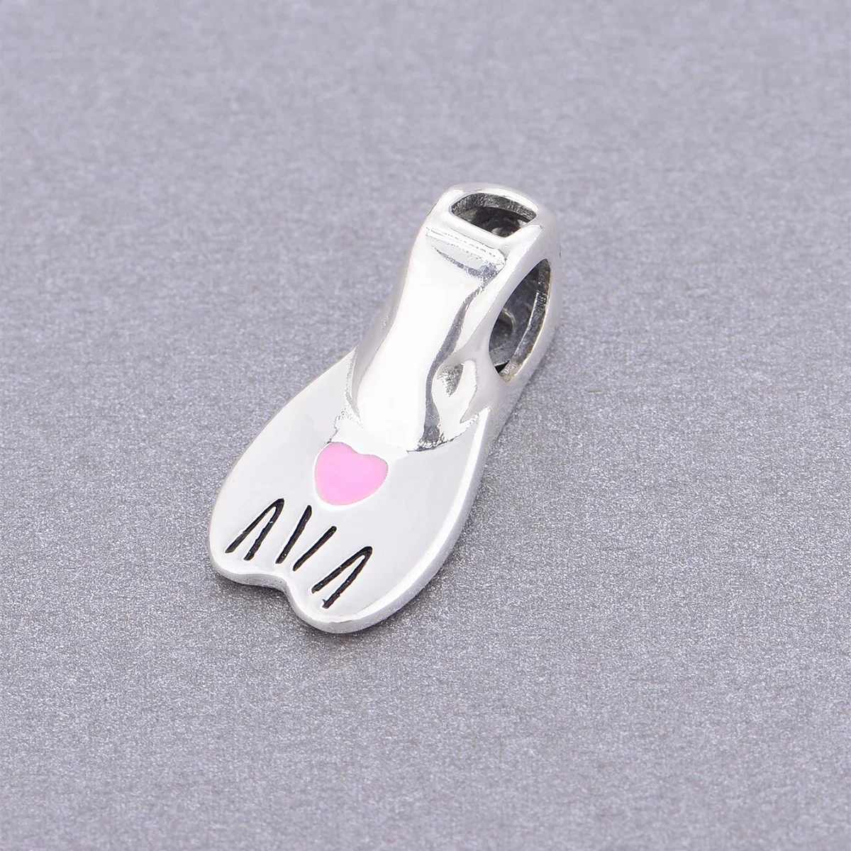 FC Jewelry Fit Original Pan Charm Bracelet 925 Silver Scuba Diver Diving Shoe Oxygen Tube Bead Making For Women Berloque DIY 4
