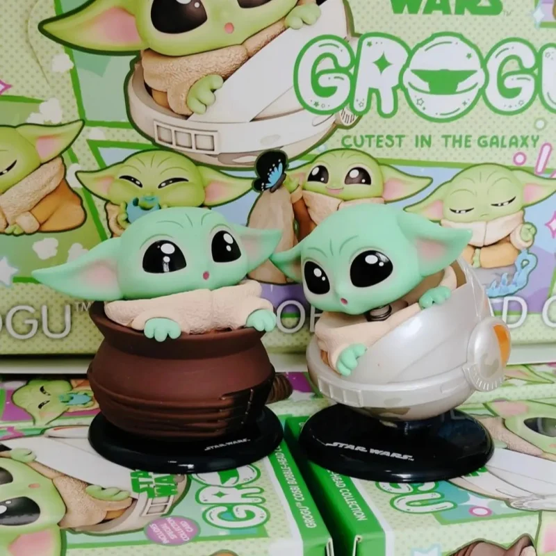 In Stock Hot Toys Ht Cosbi Star Wars Grogu Series Blind Box Yoda Baby Doll Mini Doll Action Figure Kawaii Ornament Toy Gift - 5