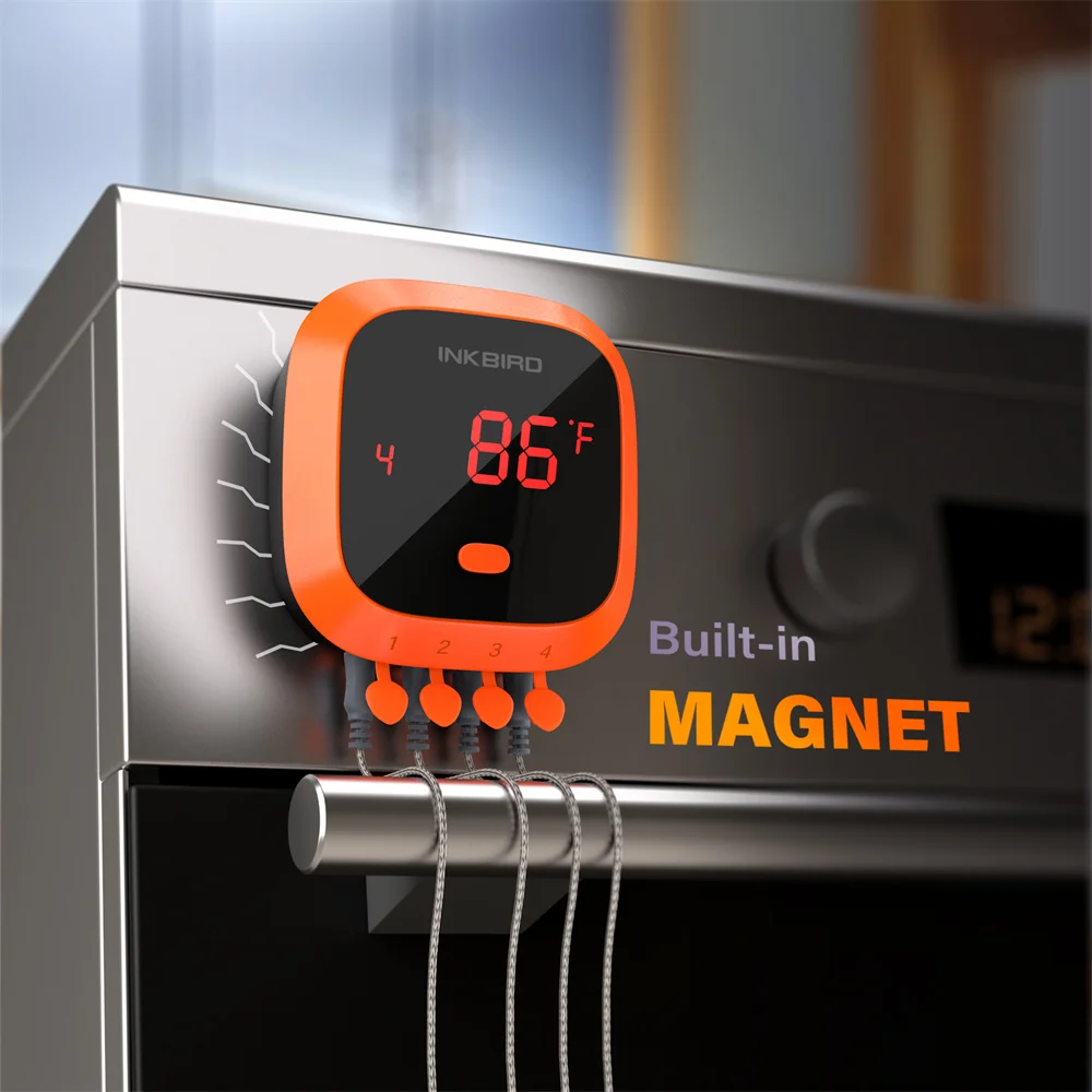 Inkbird Termometro Per Carne Senza Fili Termometro Digitale Per Barbecue Forno Da Cucina Cottura Per Alimenti Grill Fumatore Termometro Con Sonda E Ti