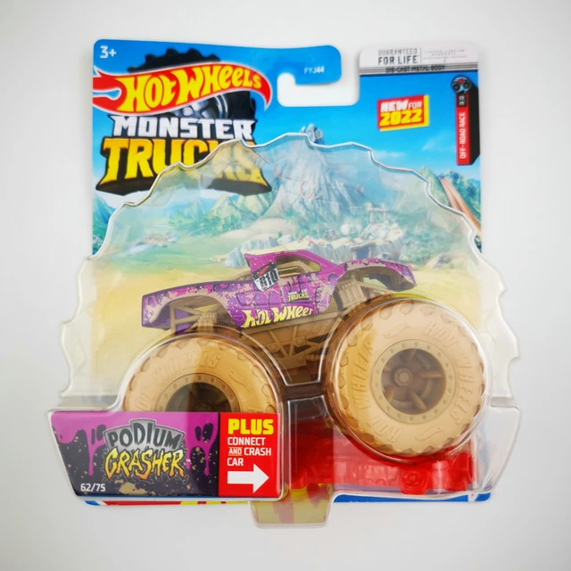 Original Hot Wheels Monster Truck Car Diecast 1:64 Voiture Maga Wrex Big  Foot Loco Punk Kid Boys Toys for Children Birthday Gift - AliExpress