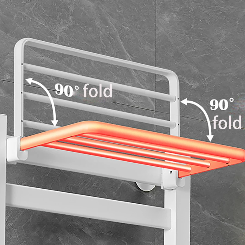 Bathroom equipment Electric towel rack Stainless steel Temperature &Time control Smart home Heated towel rail Towel warmer 6621 electric towel rack
