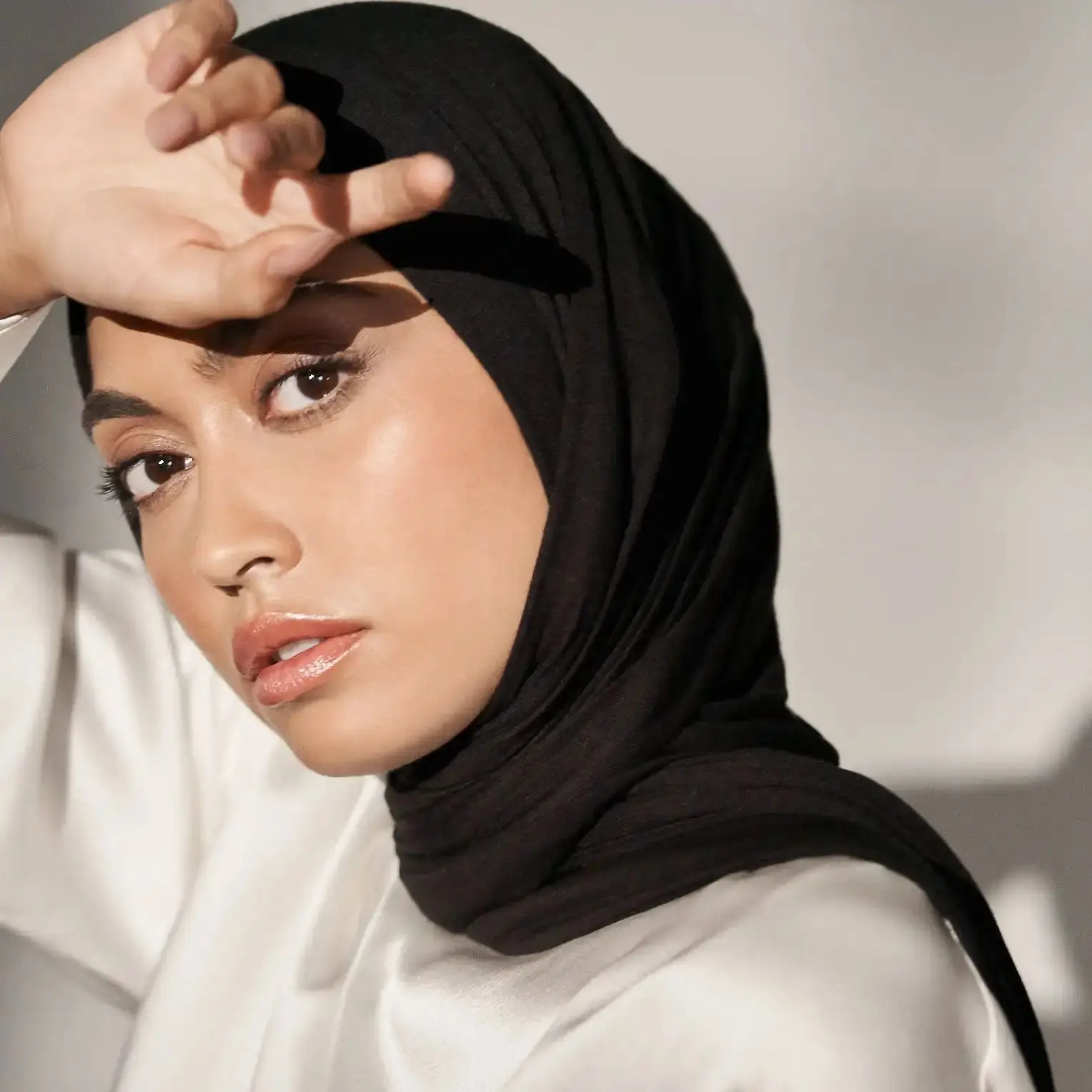 29Colors Premium Jersey Hijab Scarf Solid Muslim Long Scarves Turban Shawl Elastic Cotton Arab Headscarf Head Wraps Saudi Hijabs 3