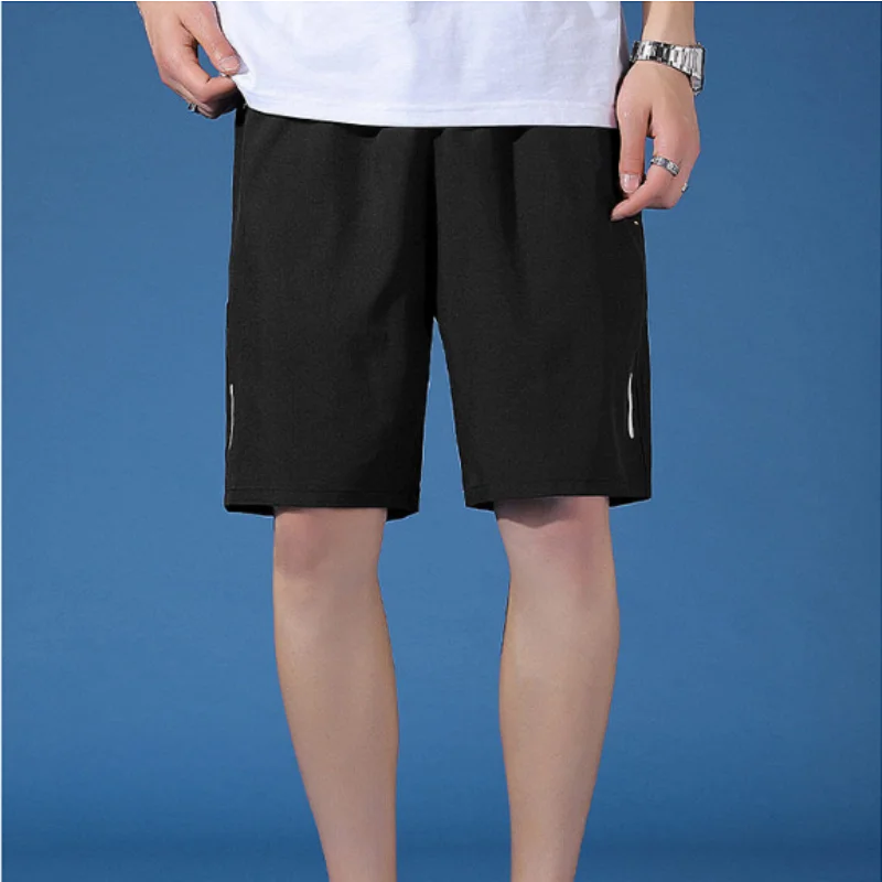 

Men's Sports Casual Shorts 2023 Spring and Summer New Ice Silk Quick Dry Loose Basketball Pants Personality Fashion Beach Pants