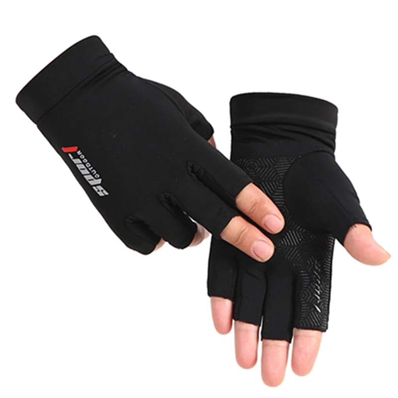 Half Finger Gloves Breathable Ice Silk Non-Slip Bicycle Touch Screen Gloves,cycling gloves,half finger gloves,fingerless gloves,sports gloves