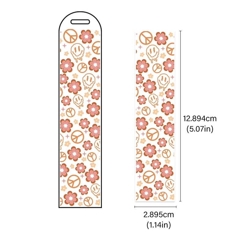 5PCS Ready to Apply UV DTF Bookmark Decals For Craft Pen Gift School Classroom Bookmarks