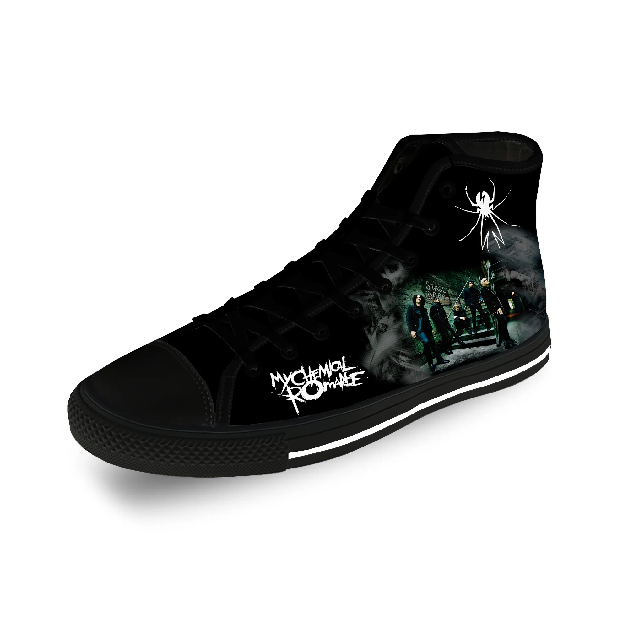 

My Chemical Romance MCR Rock Band Casual Cloth 3D Print High Top Canvas Fashion Shoes Men Women Teenager Breathable Sneakers