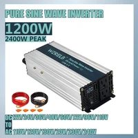 Onduleur solaire à onde sinusoïdale Pure 1200W SE, alimentation par batterie, convertisseur de panneau solaire 12V/24V/36V/48V/96V DC à 120V/220/230/240V AC 2