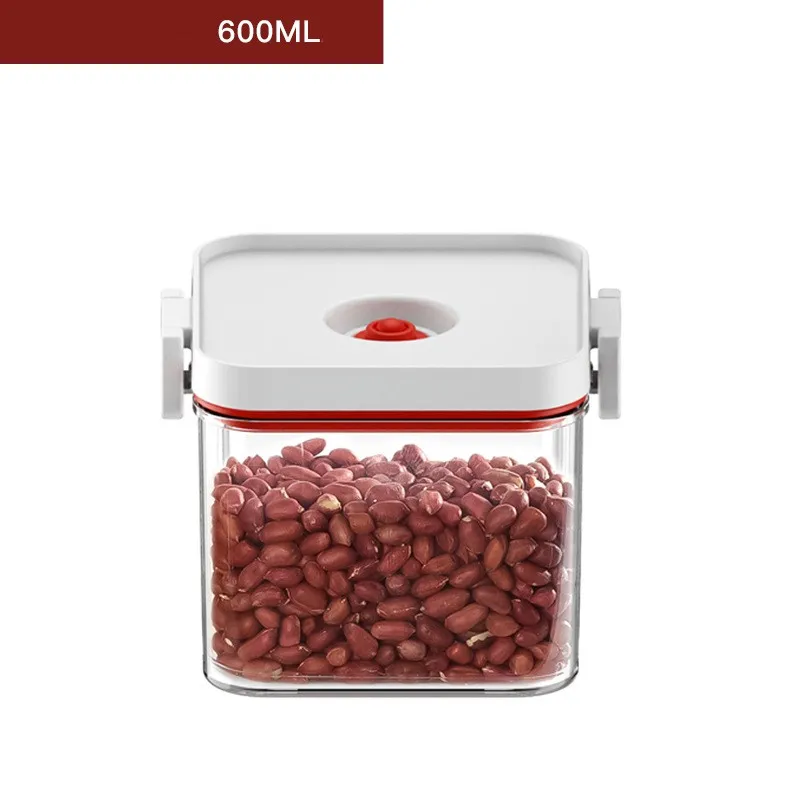 Vacuum Food Storage Containers Fridge Sealed Leakproof Container with Lids Large Capacity Food Dispenser Kitchen Organization 5