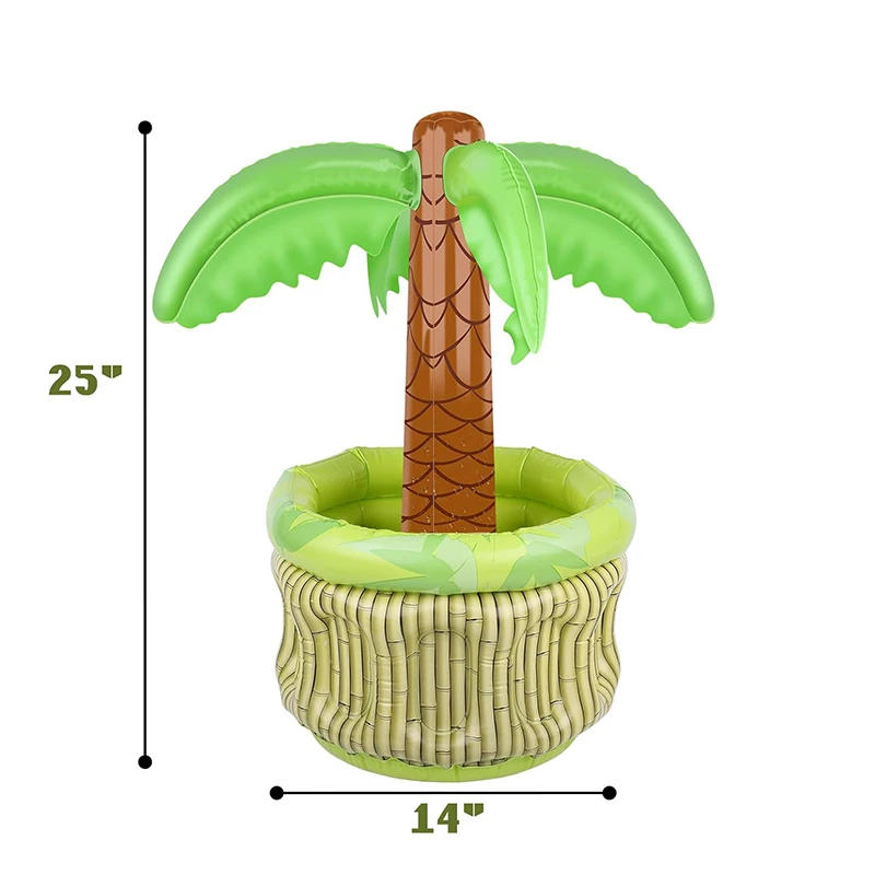 מתנפחים עץ דקל קרח דלי דוב משקה קריר יותר בעל שוקה קר יום הולדת קישוט הקיץ בריכת שחיה