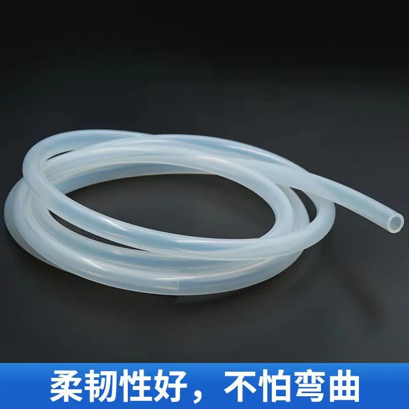 Transparent Food Grade Silicone tube 8MM ID x 12MMOD 2 Meters Flexible Garden Rubber hose Aquarium Soft Tubing Hose