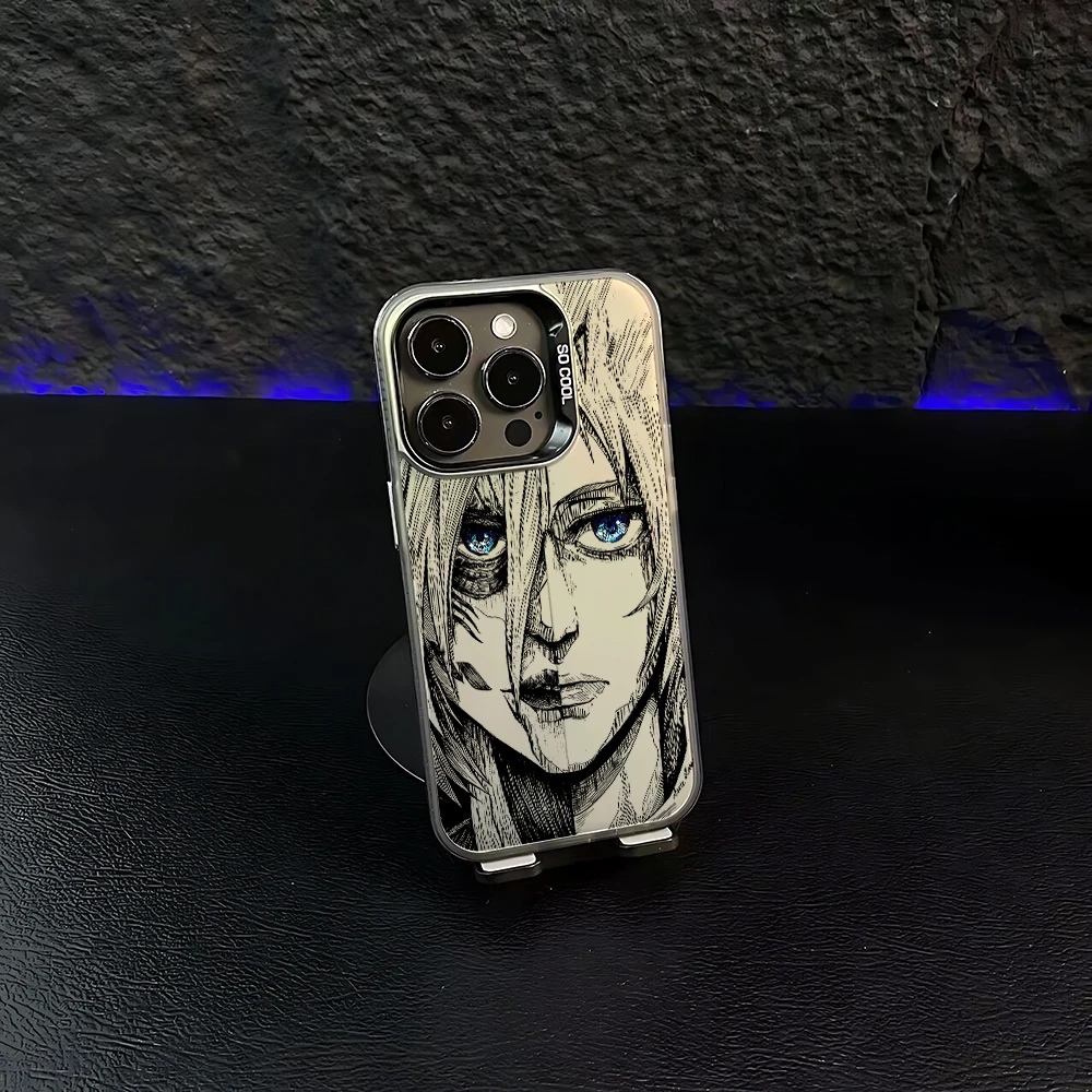 Luxury Hot Anime Attack On Titan Matte Phone Case