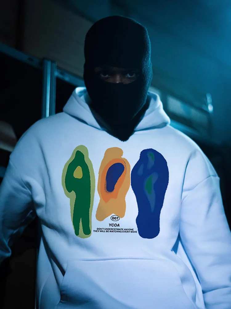 Übergroße Kapuzenpullover aus Baumwolle - True Deals Club