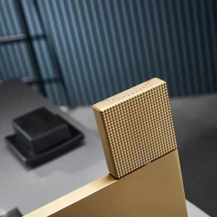 Creative Brass Bathroom Basin Faucet Single Handle Hot and Cold Mixer