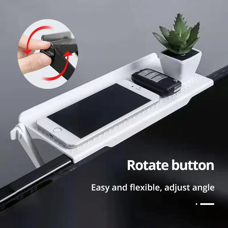 TV Set Top Box Storage Rack Remote Control Router Accessories Multi Functional Adjustable Hanging Rack 1pc
